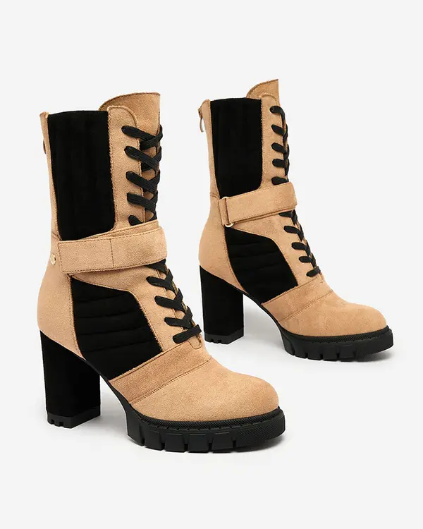 Resti Resti Light brown women's insulated Sehhra post boots