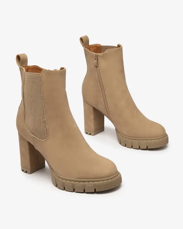 Resti Resti Light brown women's Seihay high heel boots