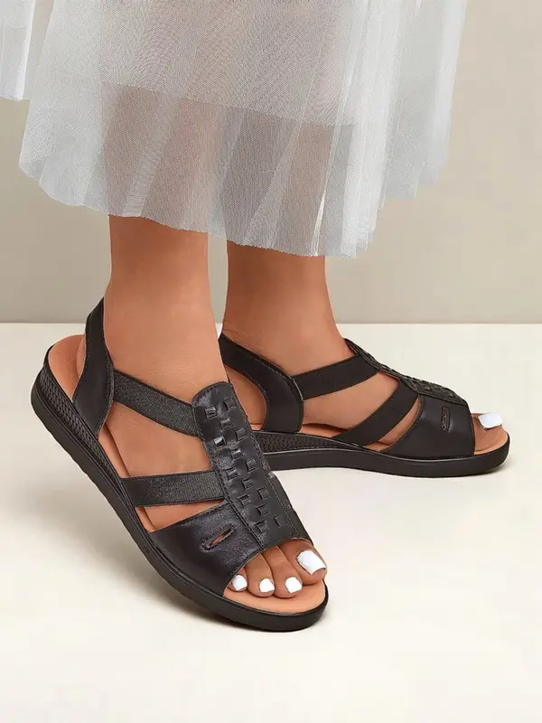 Resti Resti Royal Fashion Women's Low Wedge Sandals Sora