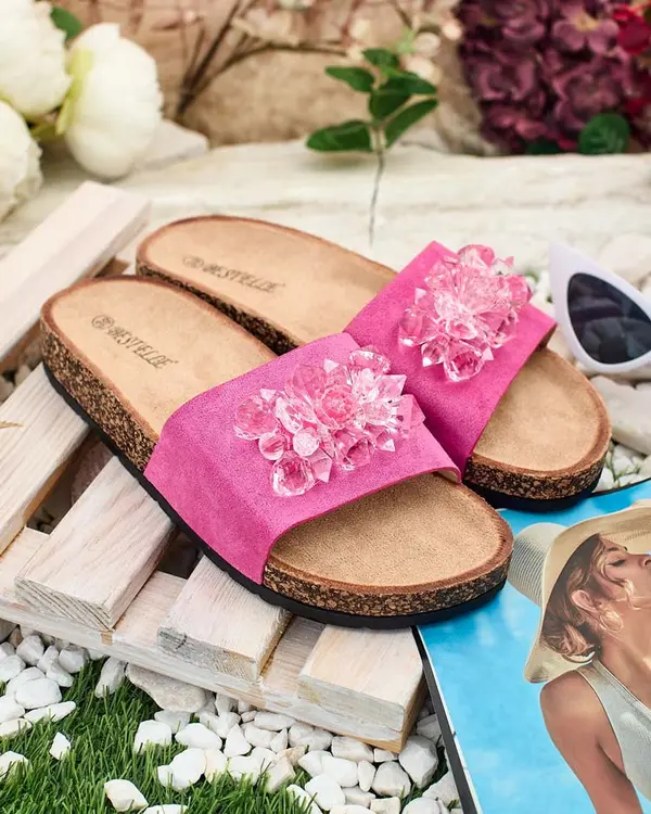 Resti Resti Royalfashion Women's Villo rhinestone flip-flops