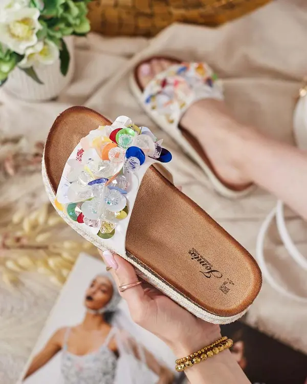 Resti Resti Royalfashion ženske japanke Loassa s cirkonima