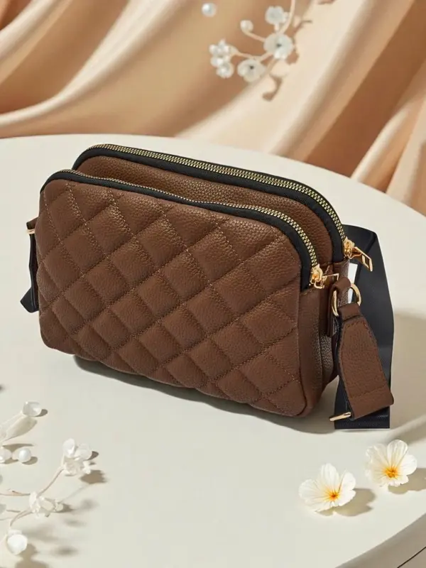 Resti Resti Small quilted Copper Veil handbag made of soft eco-leather