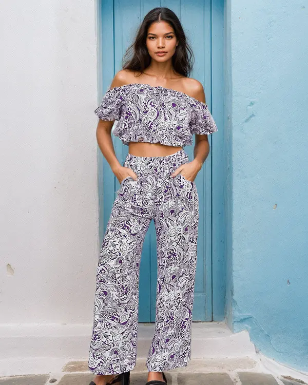 Resti Resti Two-Piece Women's Printed Set