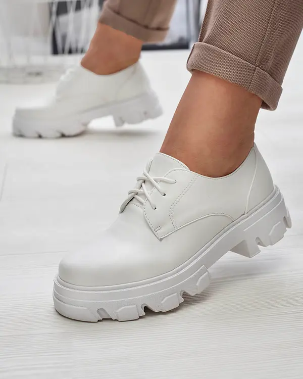 Resti Resti White women's half boots Delgor- Footwear