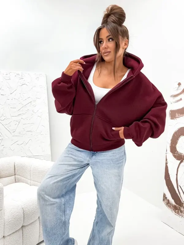 Resti Resti Women's Cotton Insulated Butterfly Sweatshirt