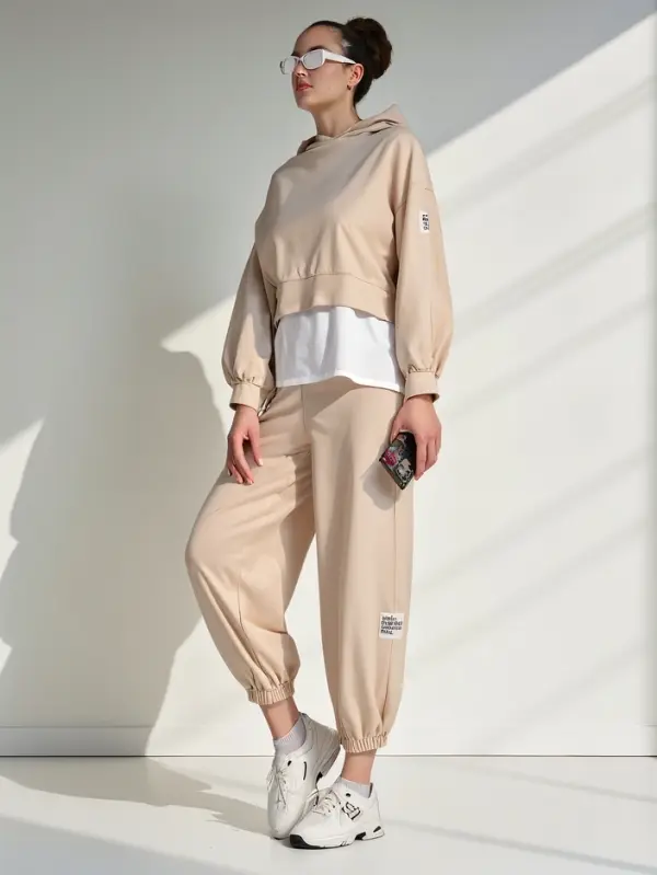 Resti Resti Women's cotton set with a shirt insert