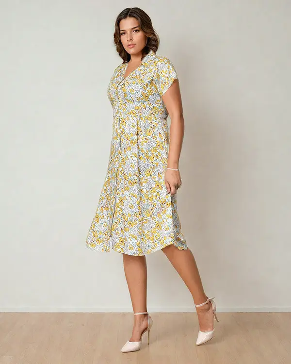 Resti Resti Women's floral midi dress