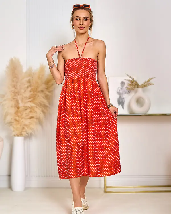 Resti Resti Women's knee-length polka dot dress