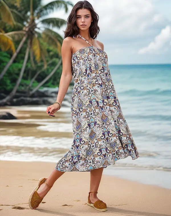 Resti Resti Women's midi dress with print