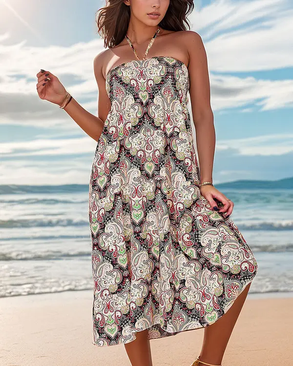 Resti Resti Women's midi dress with print