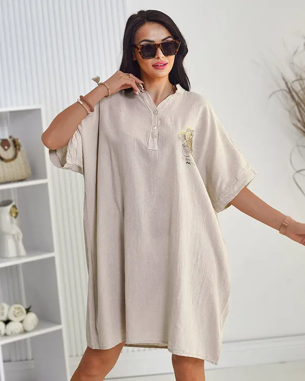 Resti Resti Women's oversize cotton summer tunic