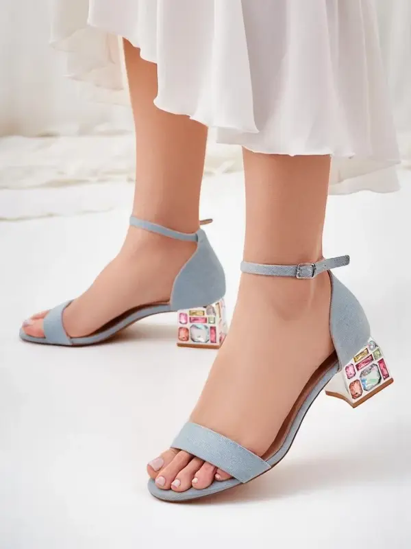Resti Resti Women's sandals with decorative heels Ballou
