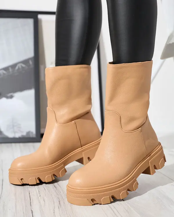 Resti Resti Women's slip-on ankle boots with camel Mekira insulation - Footwear
