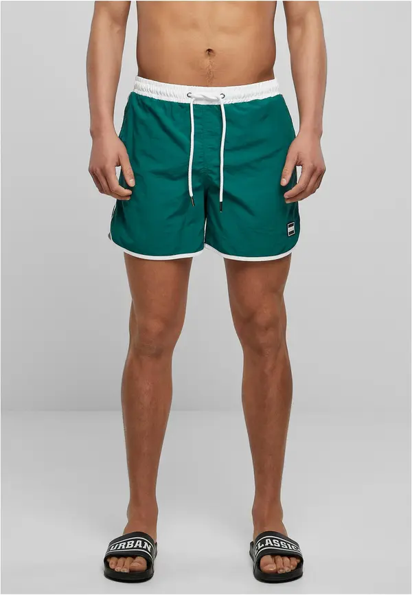 Urban Classics Retro swimsuit white/green
