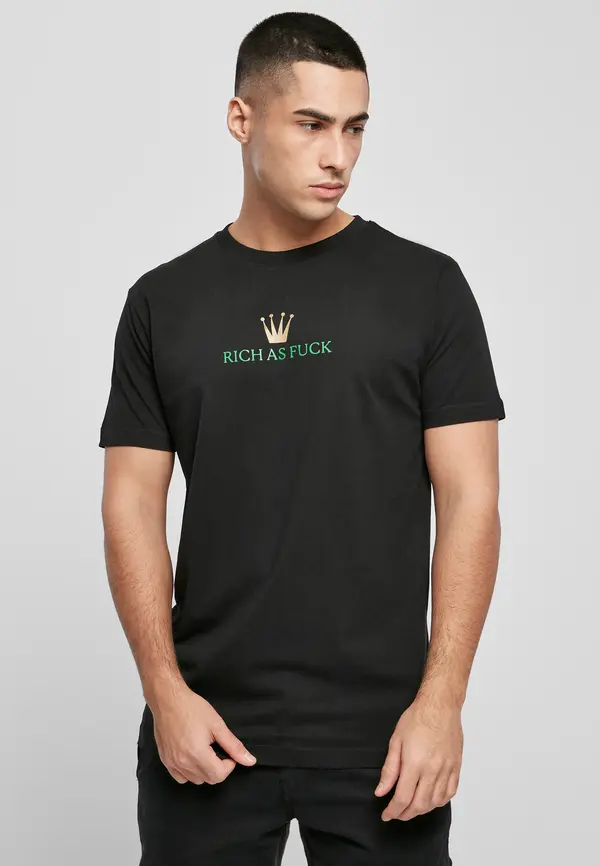 Mister Tee Rich As Fuck Tee Black