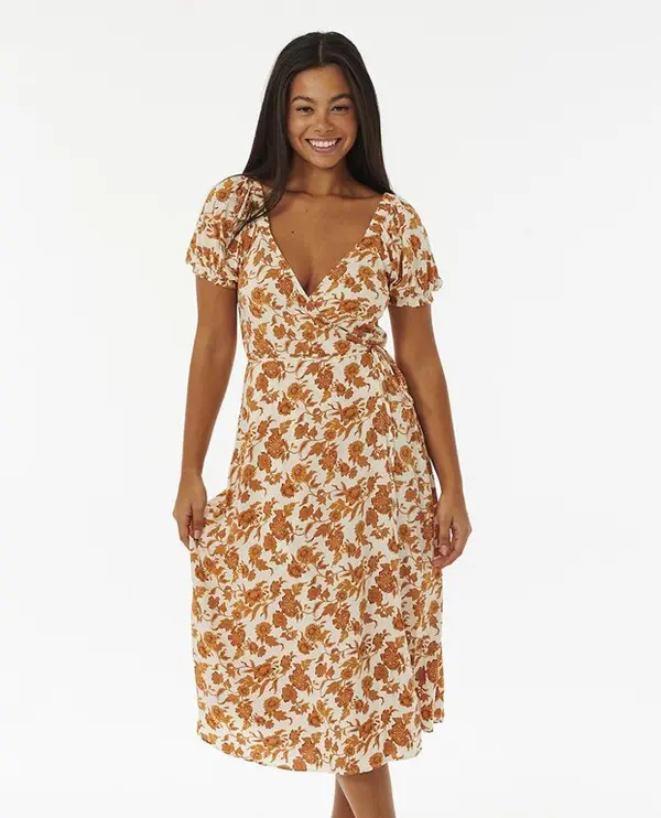 Rip Curl Rip Curl OCEANS TOGETHER WRAP DRESS Shell dress