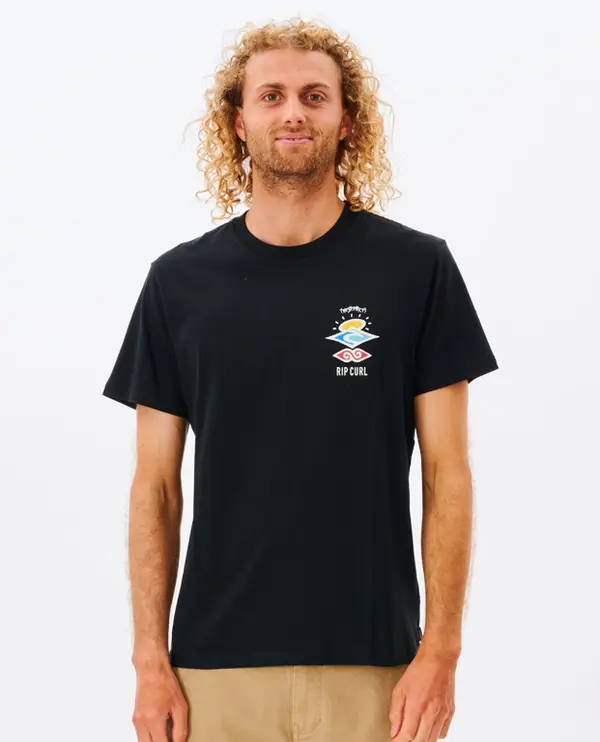 Rip Curl Rip Curl SEARCH ICON TEE Black T-shirt