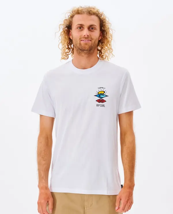 Rip Curl Rip Curl SEARCH ICON TEE White T-shirt