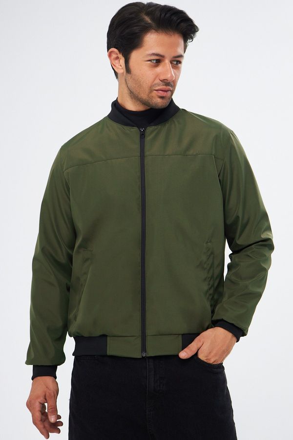 River Club River Club Muški koledž ovratnik Kaki Vodootporna jakna