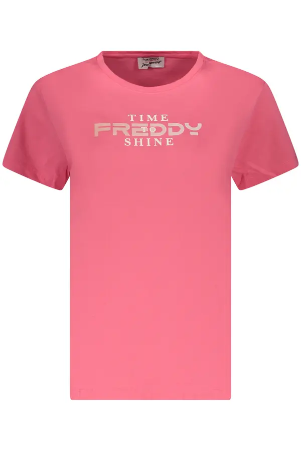 FREDDY Roza majica kratkih rukava s Freddyjem