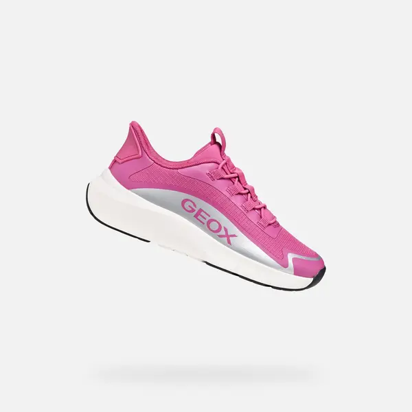 GEOX Roze Geox Pro-ran Fast djevojačke tenisice