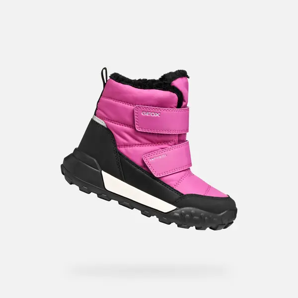 GEOX Roze Geox Trekkyup B AB zimske čizme za djevojčice