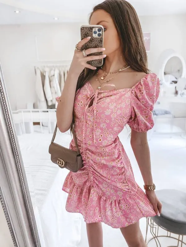 LA PERLA Ružičasta haljina LA PEARL axp0731. S12