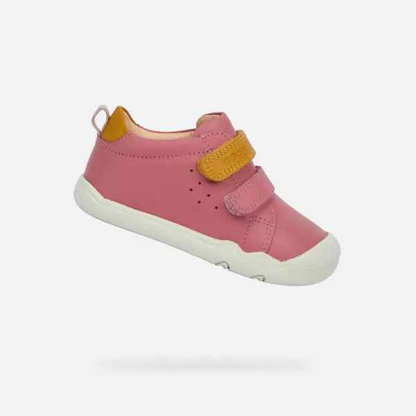 GEOX Ružičaste djevojačke bosonoge cipele Geox Steppieup