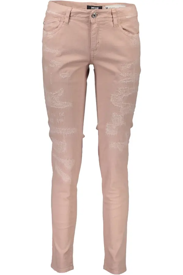 Just Cavalli Ružičaste hlače JUST CAVALLI