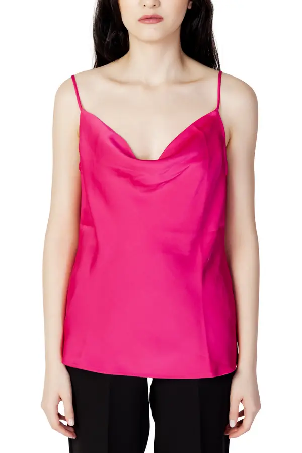 Vila Clothes Ružičasti top na naramenice Vila Clothes