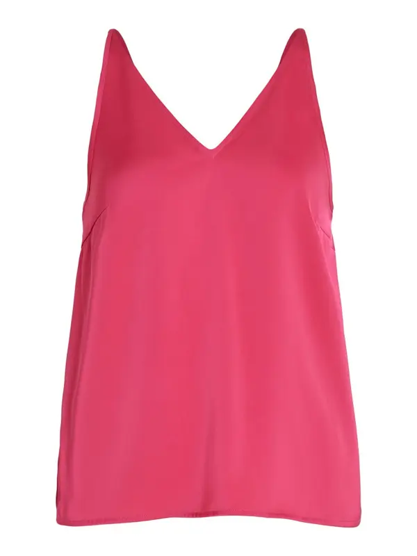 Vila Clothes Ružičasti top s naramenicama