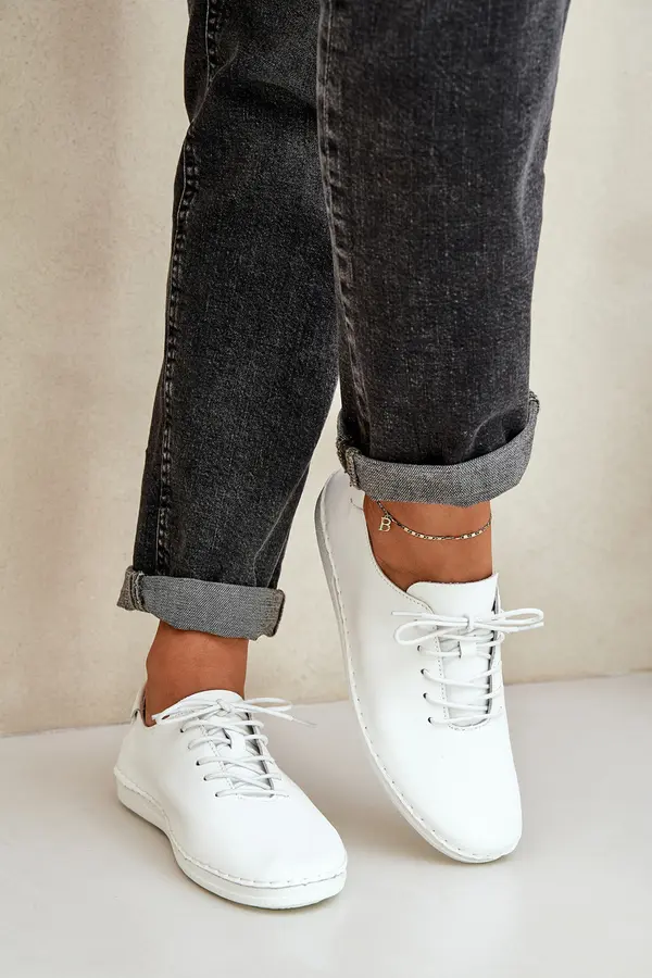 S. BARSKI S. BARSKI Laced Shoes Made Of Natural Leather D&A