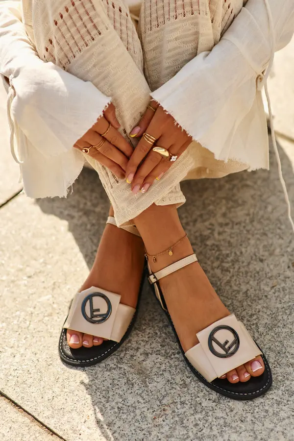 S. BARSKI S. BARSKI Women's Sandals With Decoration S.Barski