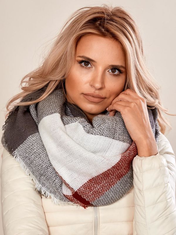 Fashionhunters Šal Fashionhunters i523_AT-CH-171201.11bordowy