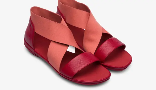 Camper Sandale - Camper Right Red Sandal Crvena
