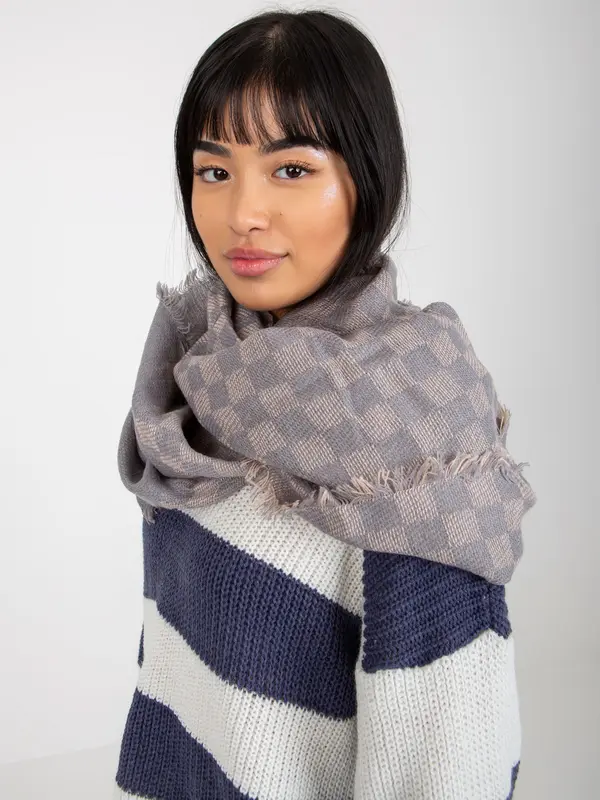 Factory Price Scarf-AT-KM-9501.10-grey-pink