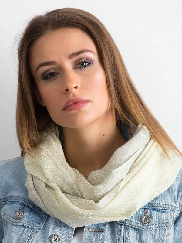 Factory Price Scarf-AT-KM-BF48021.31P-light beige