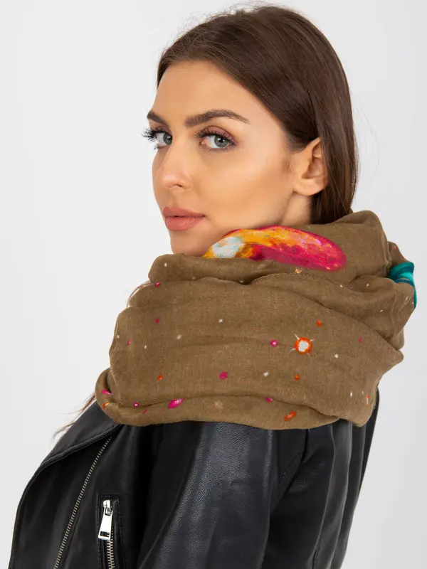 Factory Price Scarf-AT-KM-TS06.32P-dark beige