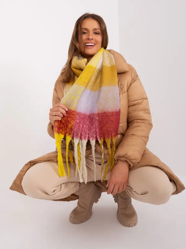 Wool Fashion Italia Scarf-AT-SZ-2311501.90-yellow