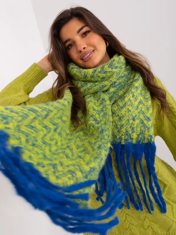 Wool Fashion Italia Scarf-AT-SZ-23125.75-dark blue