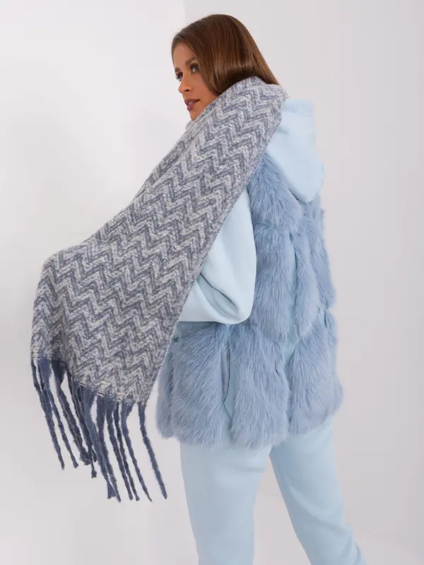 Wool Fashion Italia Scarf-AT-SZ-23125.75-white-blue