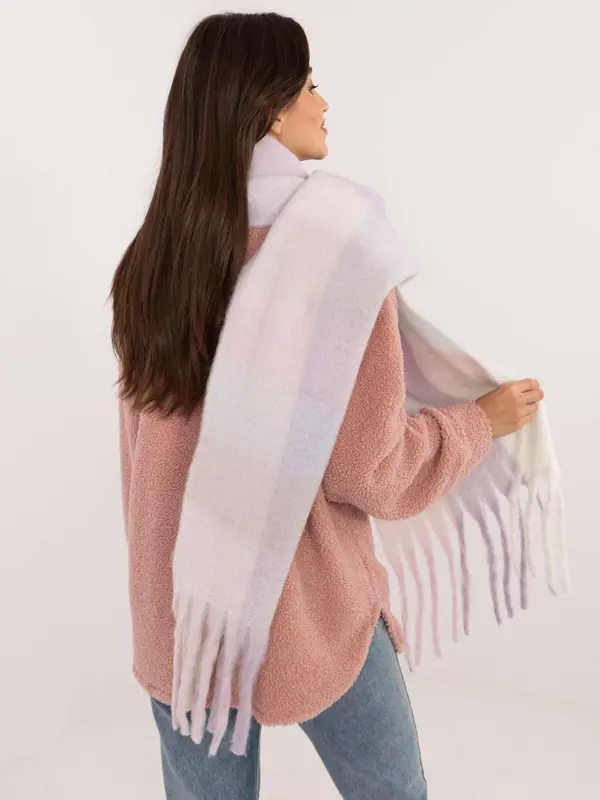 Wool Fashion Italia Scarf-AT-SZ-2312502.35-light purple