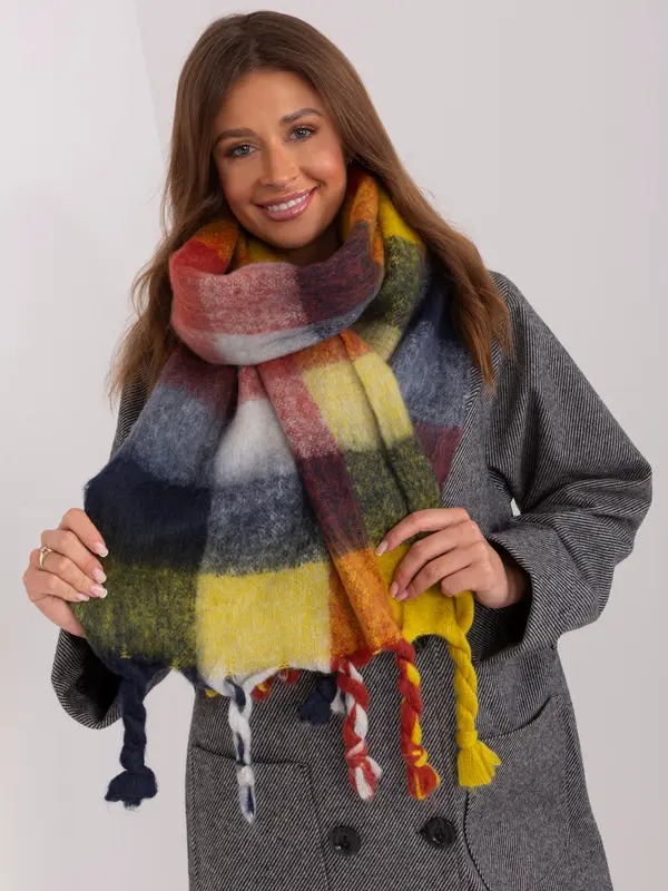 Wool Fashion Italia Scarf-AT-SZ-2313501.98-yellow