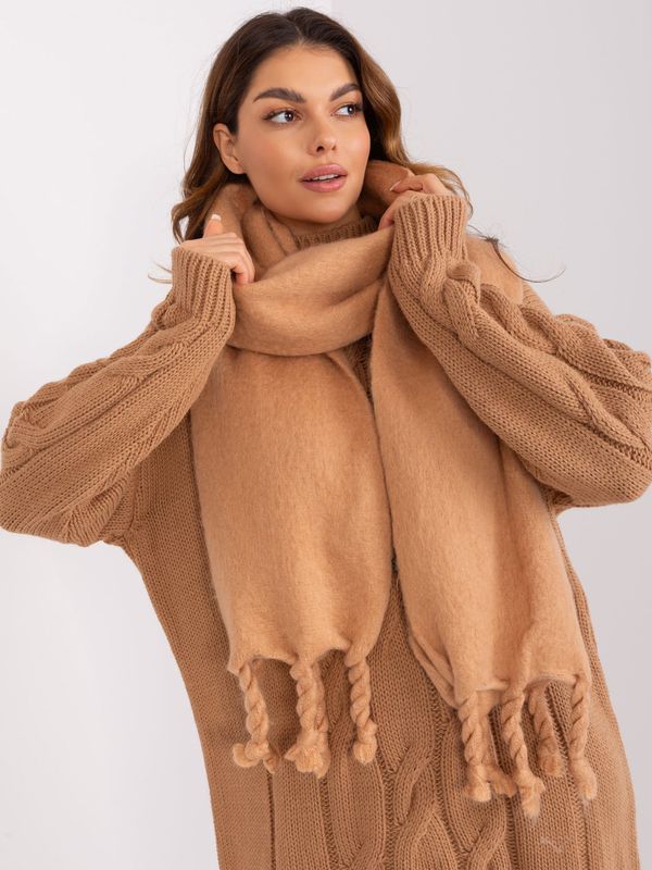 Wool Fashion Italia Scarf-AT-SZ-2313502.76P-camel
