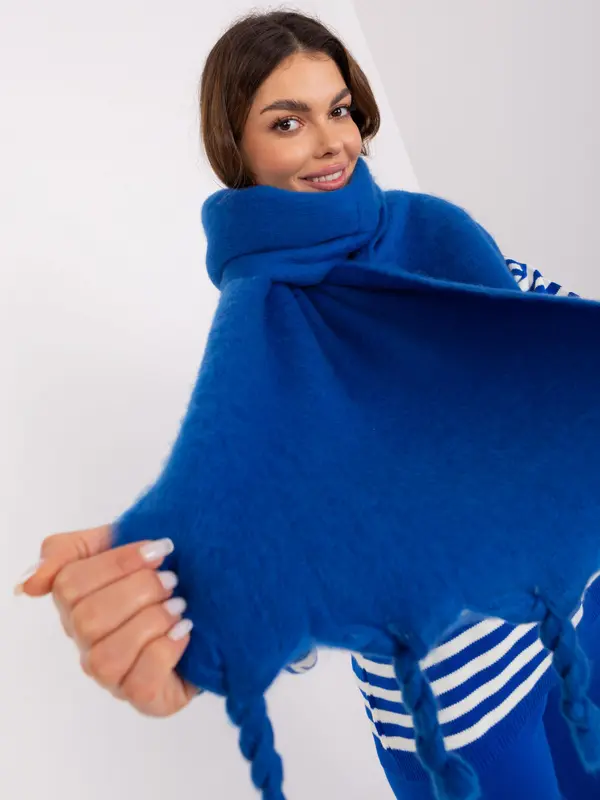 Wool Fashion Italia Scarf-AT-SZ-2313502.94P-dark blue
