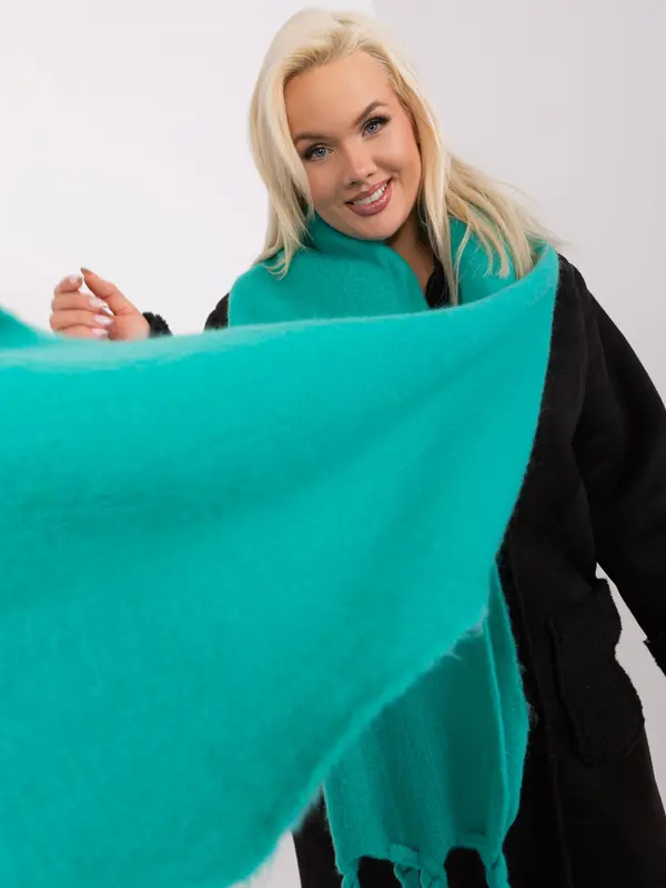 Wool Fashion Italia Scarf-AT-SZ-2313502.94P-turquoise