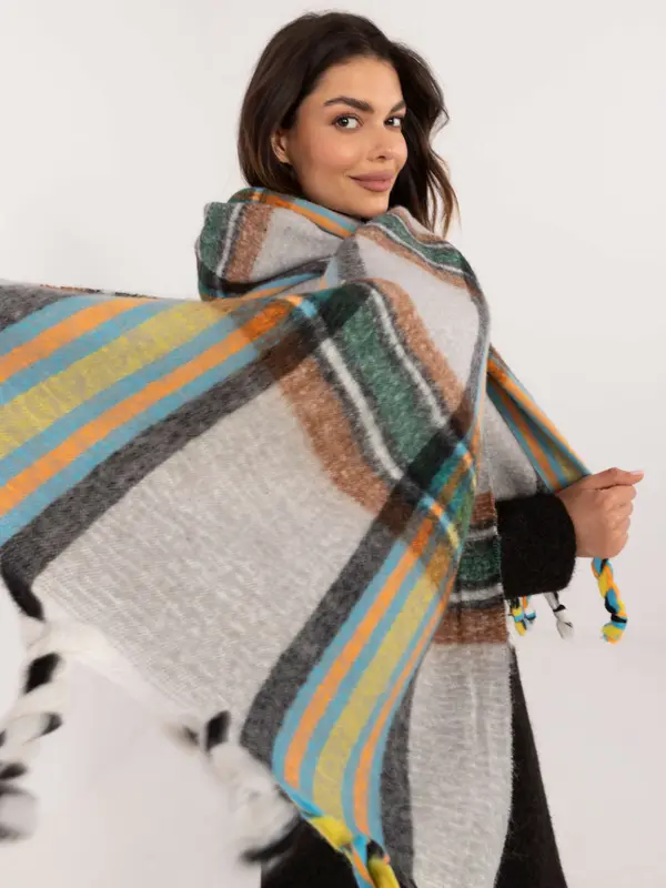 Wool Fashion Italia Scarf-AT-SZ-231501.03X-grey
