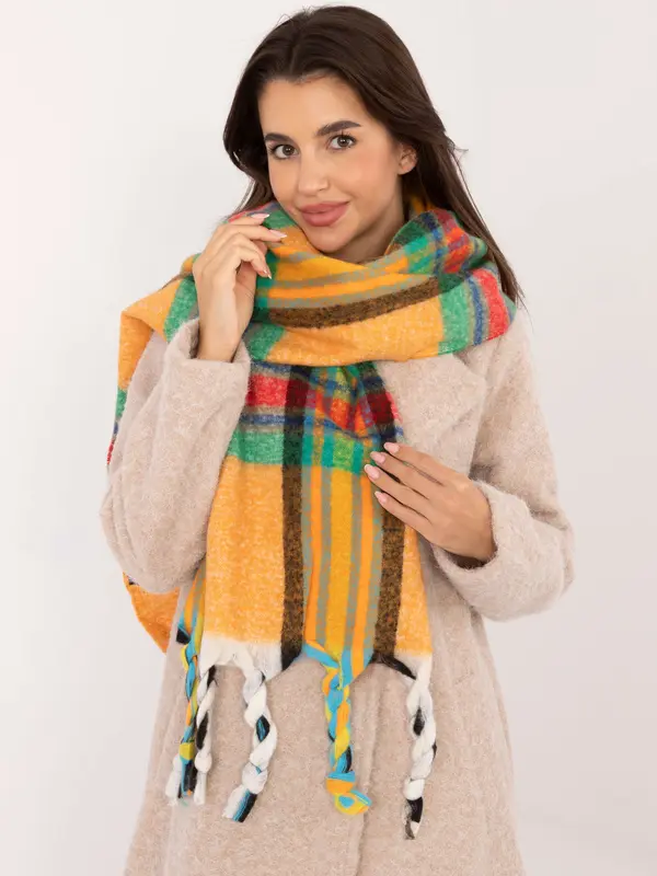 Wool Fashion Italia Scarf-AT-SZ-231501.49-orange