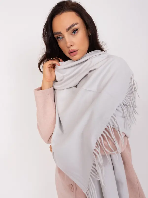 Wool Fashion Italia Scarf-AT-SZ-23185.73P-light gray