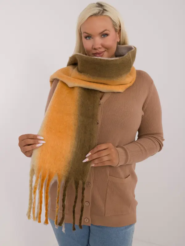 Wool Fashion Italia Scarf-AT-SZ-2320.50-khaki